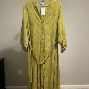 NWT Green and black H&M dress